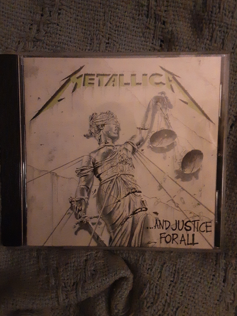 Metallica "...And Justice for All" CD In Jewel Case  Featuring The Song ONE